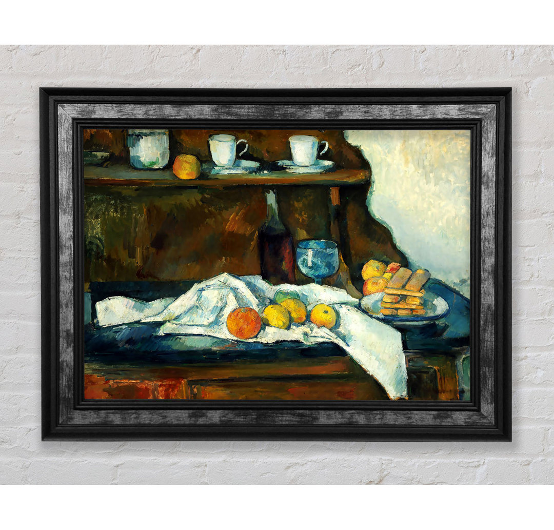 Cezanne Das Buffet - Einzelner Bilderrahmen Kunstdrucke