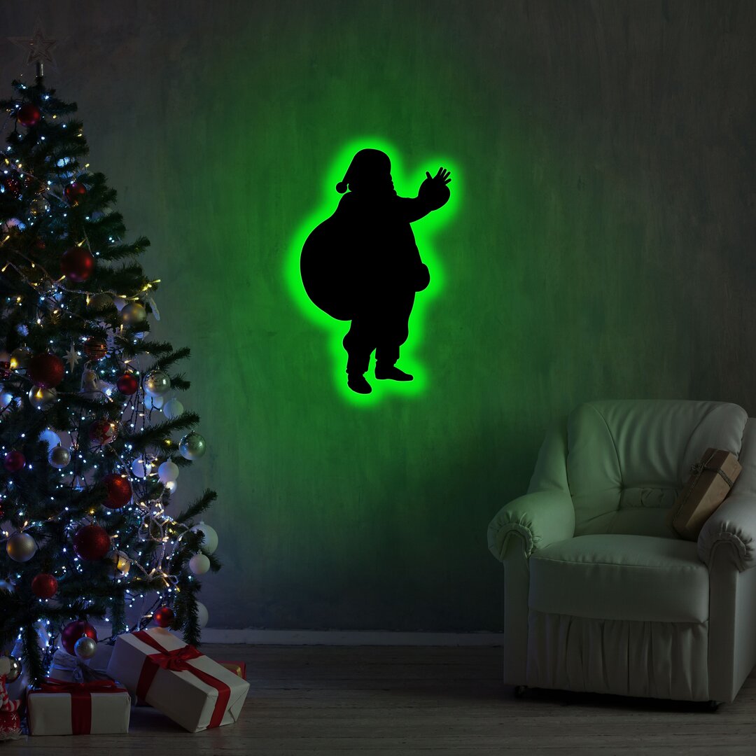 LED-Schild Santa Claus