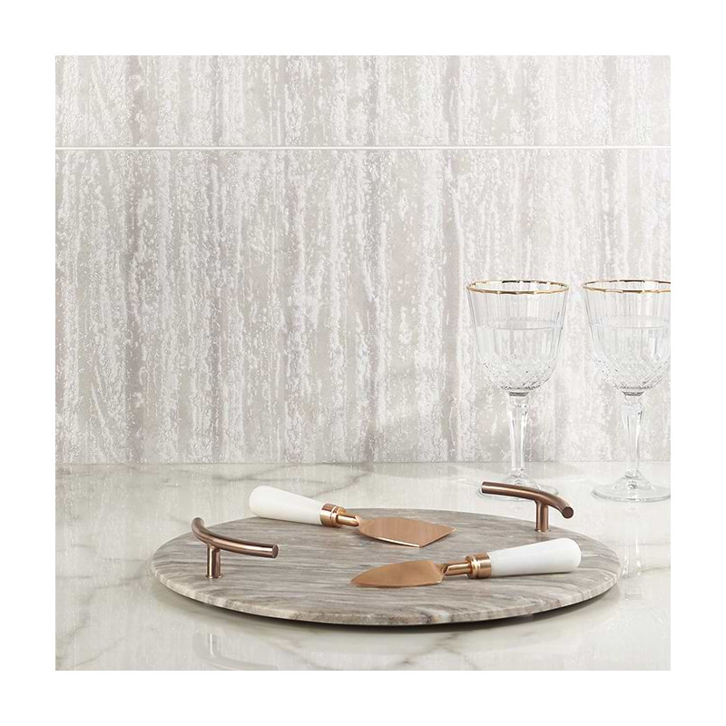 Twilight 12X48 Metal Look Porcelain Tile, Deco Pearl