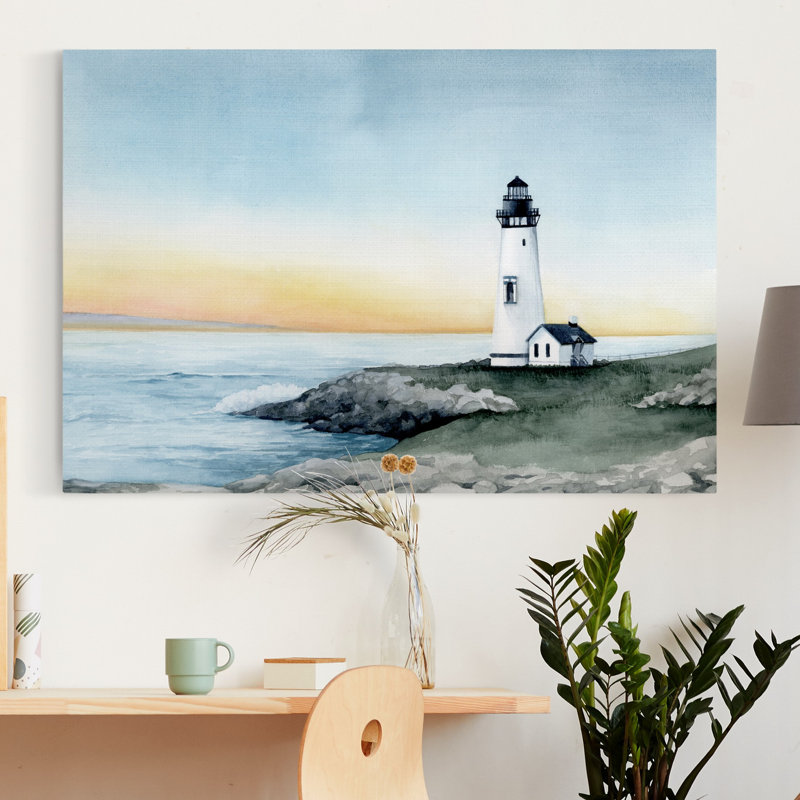 Lighthouse Bay II-reproduction sur toile tendue, H 36 po x l 24 po x P 1 po