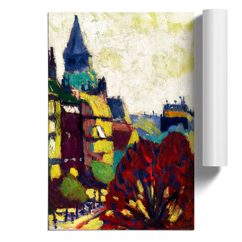 St. Germain Des Pres by Henry Lyman Sayen - No Frame Painting, 42cm H x 30cm W x 0.1cm D