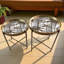 Glass Top Side Table Set