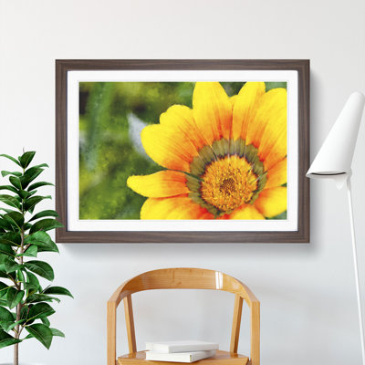 Bright Yellow Flower - Framed Print