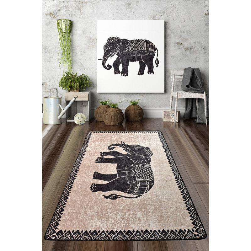 Tapis de couloir durable (2,6 x 6,6 pi) | 100% polyester, hauteur des poils: 0,2 po, épaisseur totale: 0,4 po | Antibactérien, antidérapant, dessous lavable à la machine | Idéal pour les vestibules, design élégant et fonctionnel