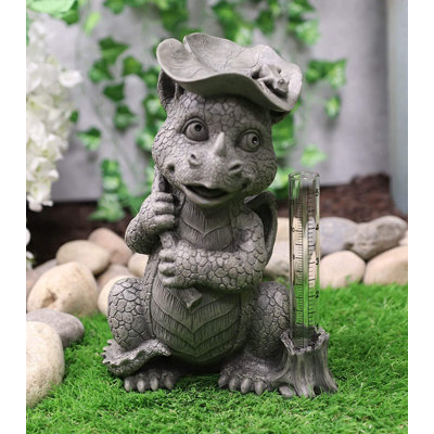 Statue fantaisiste de gouttes de pluie fantaisistes