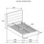 Lit plateforme tapissier blanc Dulcey-182855177