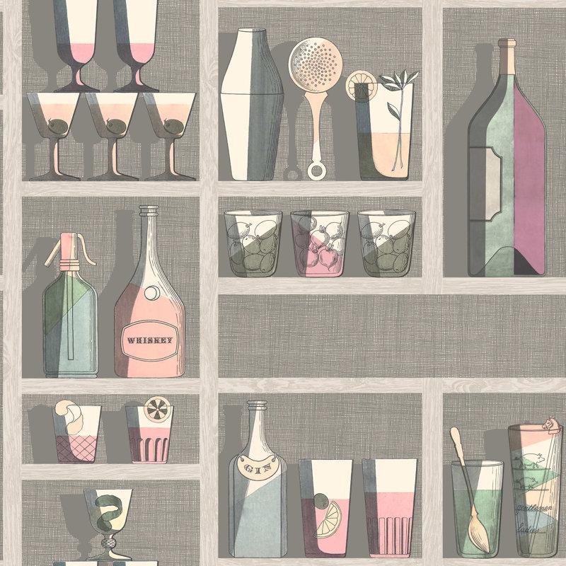 Fornasetti Senza Tempo Wallpaper Roll, Pastel