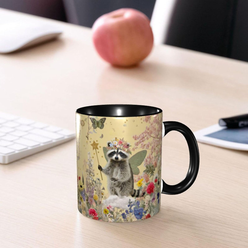 Raccoon Coffee Mug Ceramic Coffee Cup