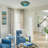Bourbana 3-Light 16" Tiffany flush mount ceiling light-621462237
