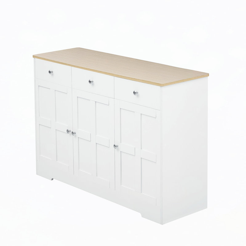 Versatile Sideboard with Drawers for Various Rooms, Enhancing Storage and Style