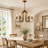 6 - Light Iron Dimmable Chandelier-1083617533