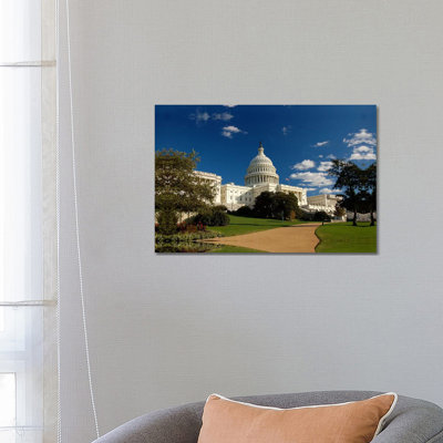 Capitol Building - Wrapped Canvas Print