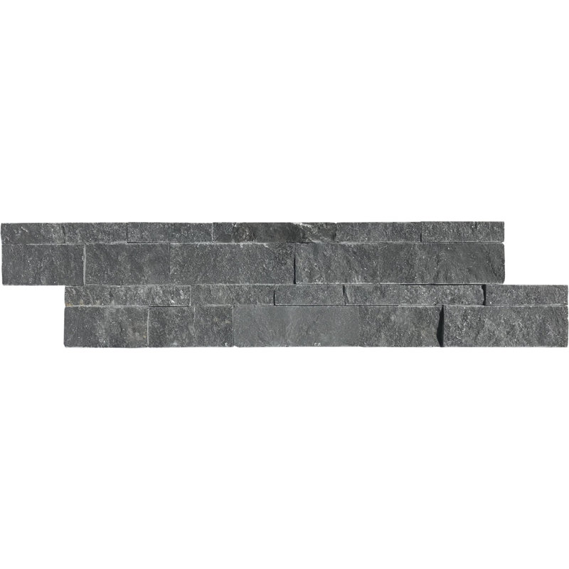 Grand panneau mosaïque noir 6x24