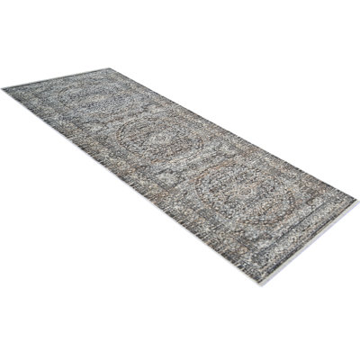 Natacha MACHINE MADE POLYESTER AREA RUGS  - Runner | Multicolor, Oriental Design, Area Rugs for Living Room, Bed Room