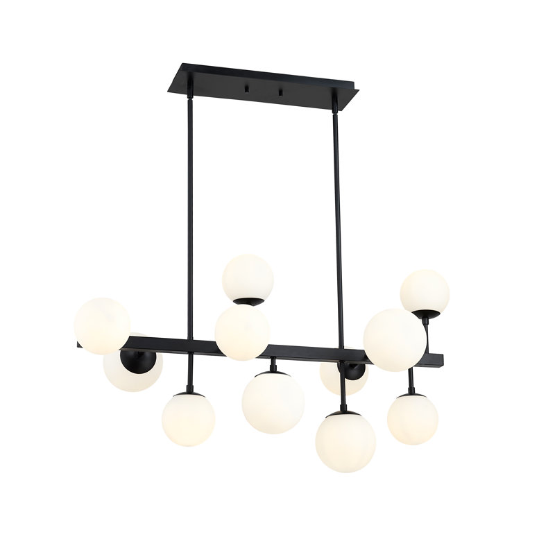 Luminaire suspendu géométrique 11 lumières unique Adelheid