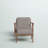 Adal Upholstered Armchair with Ottoman