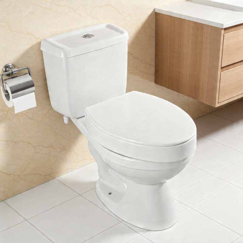 Slow Close Elongated ADA Compliant Toilet Seat With Lid