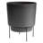 Ebern Modern Resin Pot Planter with Wooden Stand-1756039864-1756039865