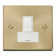 Satin Brass 13A Fused Connection Unit Switched