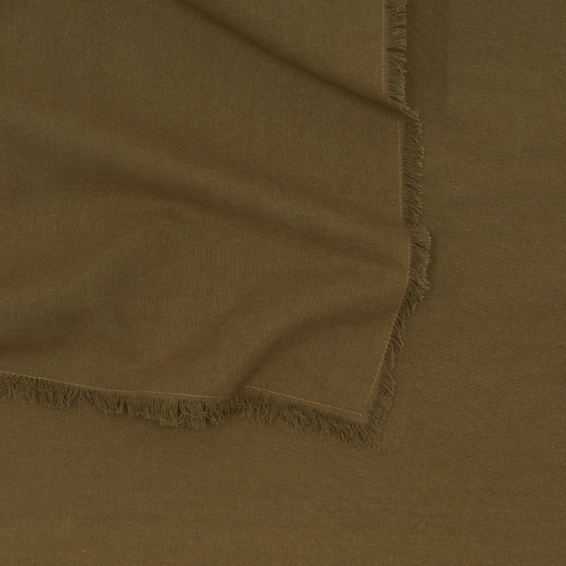Menut Rectangle Cotton Tablecloth, Olive