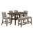 Marcello Brown Bar Bench