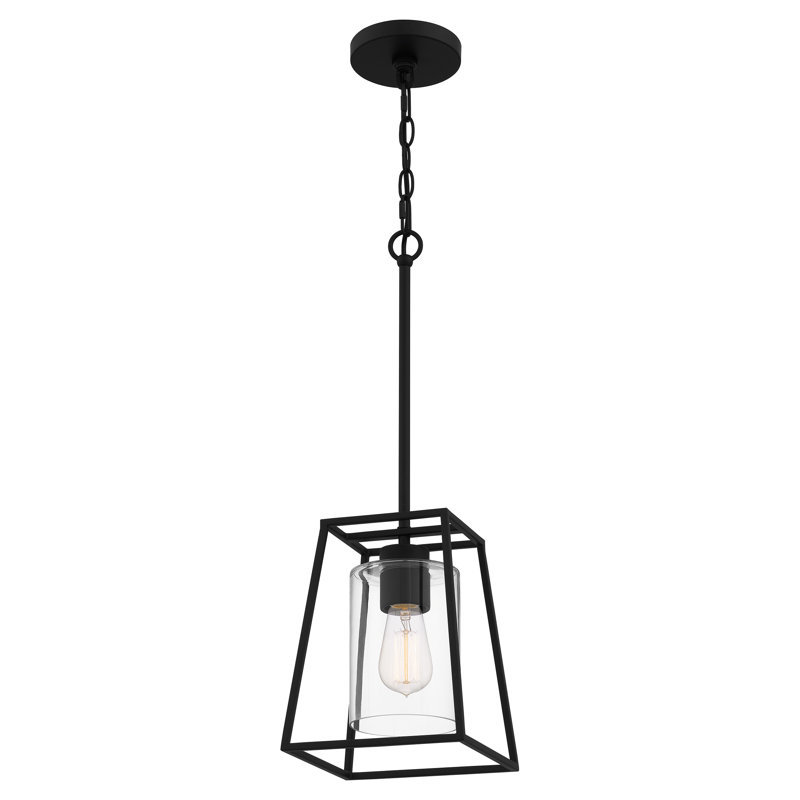 Agathla 1 - Light Single Pendant, Matte Black