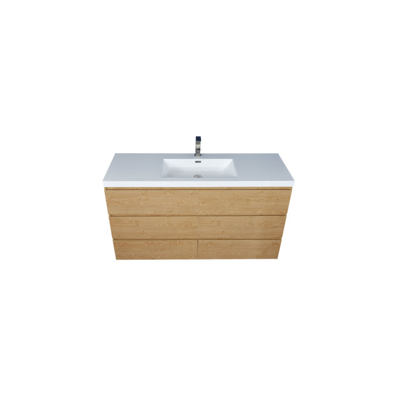 Hargrave 58.5 " Single Bathroom Vanity Base, English Oak
