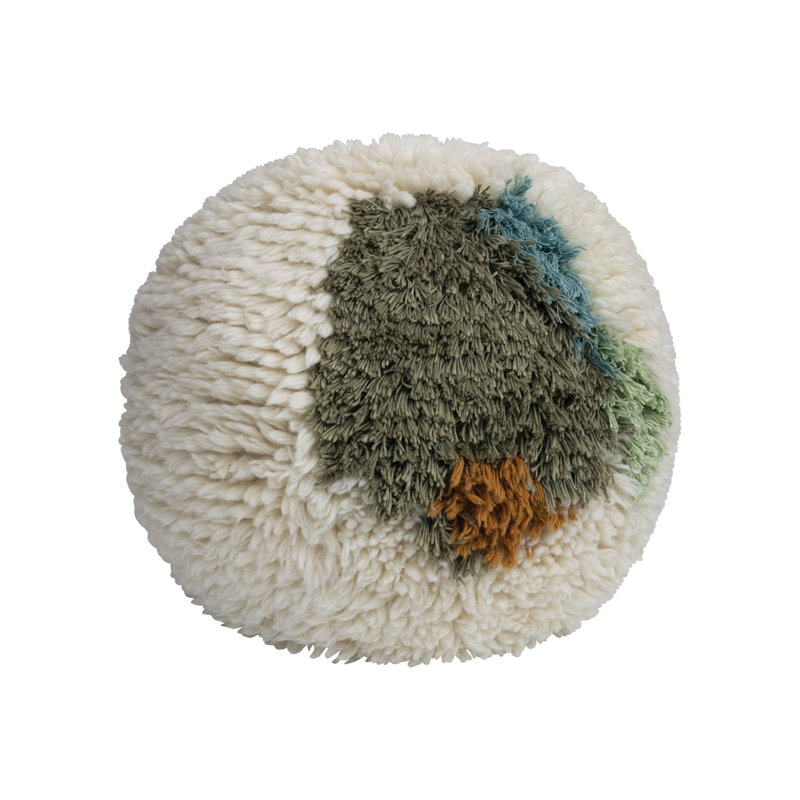 Pouf rond de 20 po de largeur