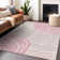 Premium Machine Washable Prisco Pink Rug