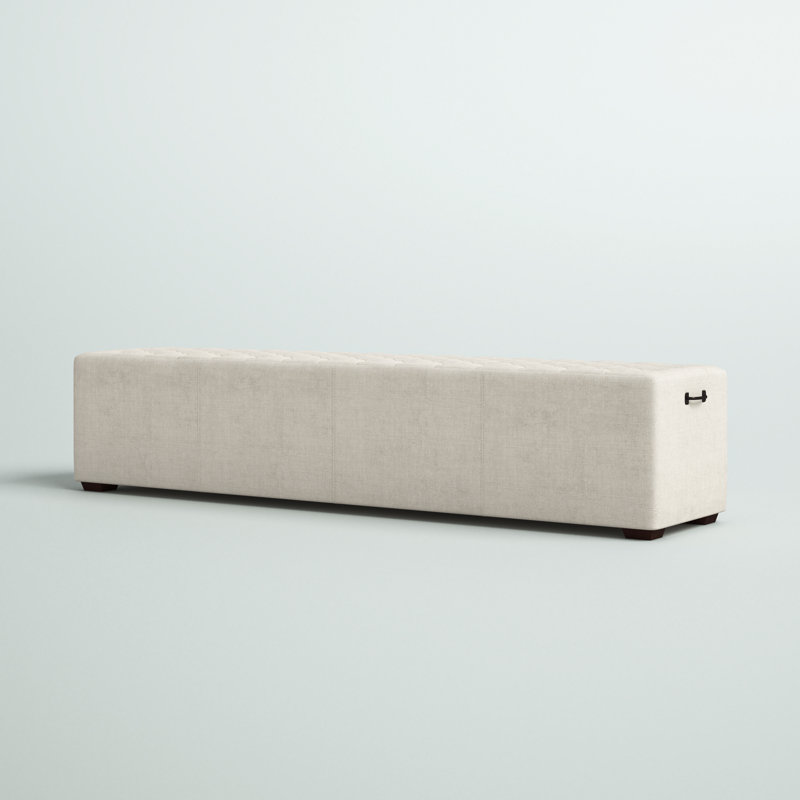 Banc rembourré Balsam, H 17 po x l 79 po x P 18 po