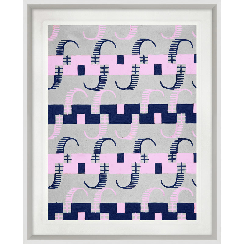 Bermuda Pink And Navy 6 Print