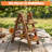 3-Tier Foldable Wooden Tray Stand, Acacia Wood Multi-Tier Display Rack with Removable Trays for Kitchen Counter Table-501436489