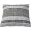 Steel Grey Indoor / Outdoor Striped Square Cushion