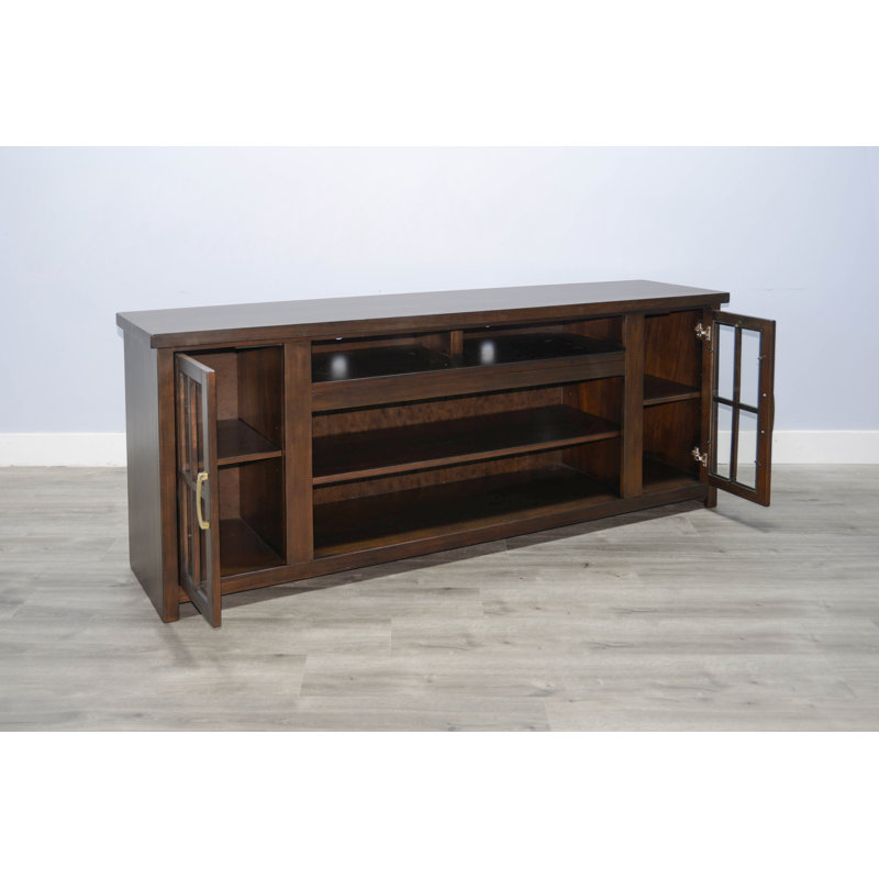 Console multimédia 76 po, Brun