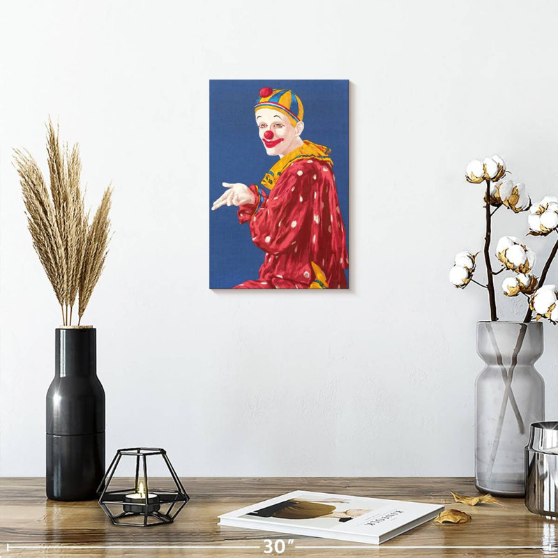 Leisha Clown, 12" H x 8" W