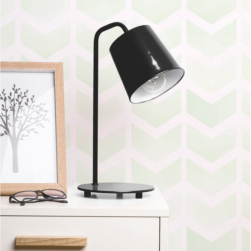 Amapola Metal Desk Lamp, Black