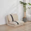 Ensemble de canapé-lit Modern Modern de 2 - réglable à 6 positions, pliable en 5 secondes, base en velours côtelé et coussins - compatible avec les animaux de compagnie et les espaces restreints-165959899