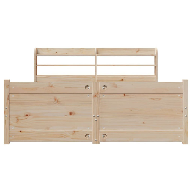 Bed Frame With Headboard Without Mattress, European Kingsize (160 x 200cm)