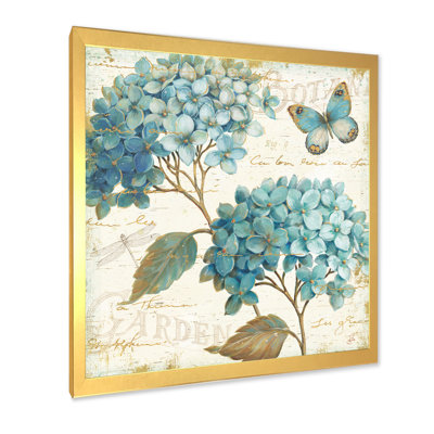« papillon bleu papillon i », reproduction d’image sur toile