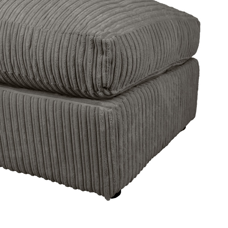 Moana 3 - Piece Living Room Set, Right Hand Facing, Grey