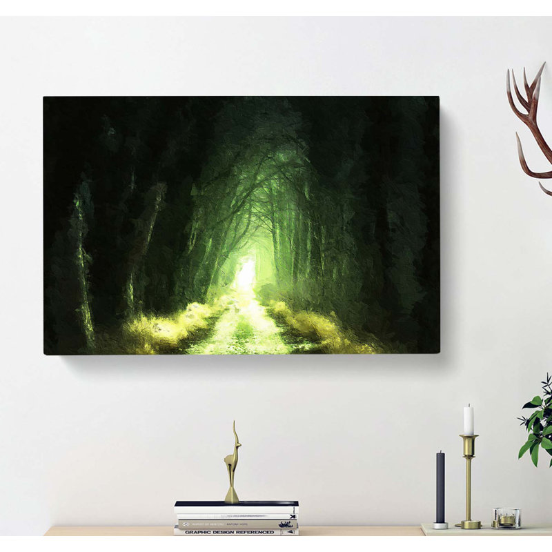 Secret Forest - Wrapped Canvas Painting, 40cm H x 60cm W x 3cm D