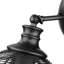 William 1 Light Wall Sconce in Matte Black with Matte Black Shade