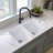 32'' L Double Bowl Fireclay Kitchen Sink