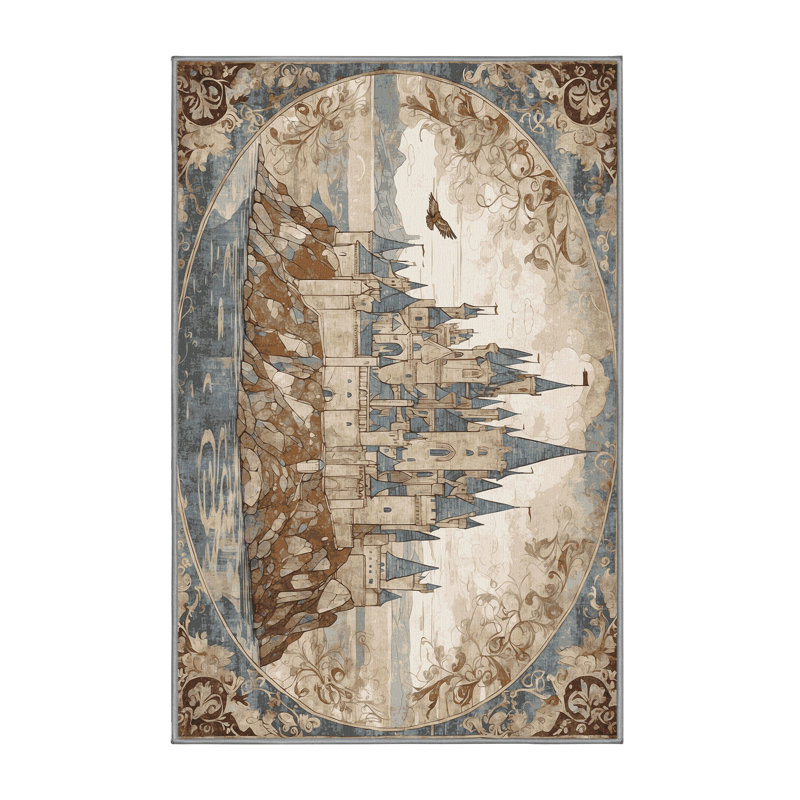 Glorious Bastion Rug, Rectangle 2' x 3'