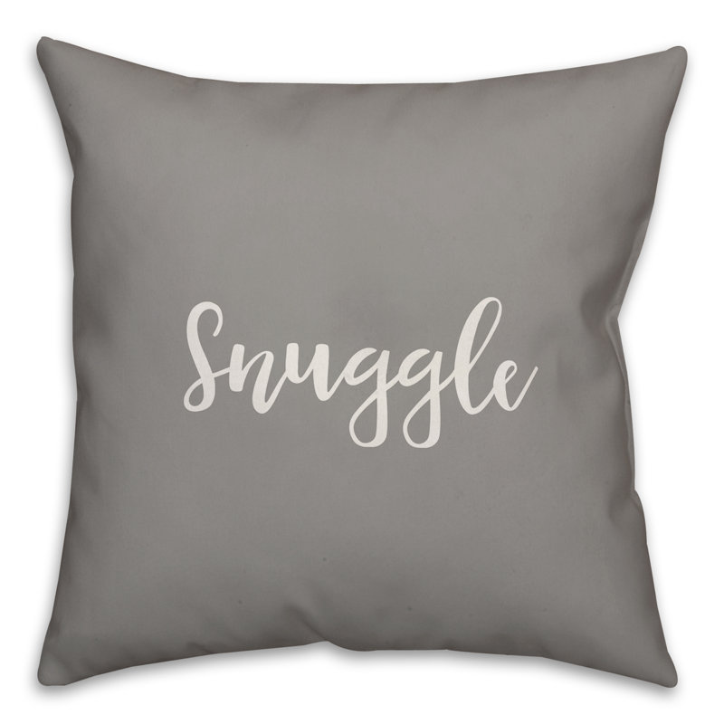Throw Pillow, Gray, Pillow Cover