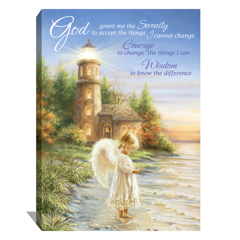 Art mural sur toile A Little Serenity, H 24 po x l 18 po x p 1 po