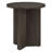 Potbelly 20" Wide Round Side Table in Alder Brown-1674004727
