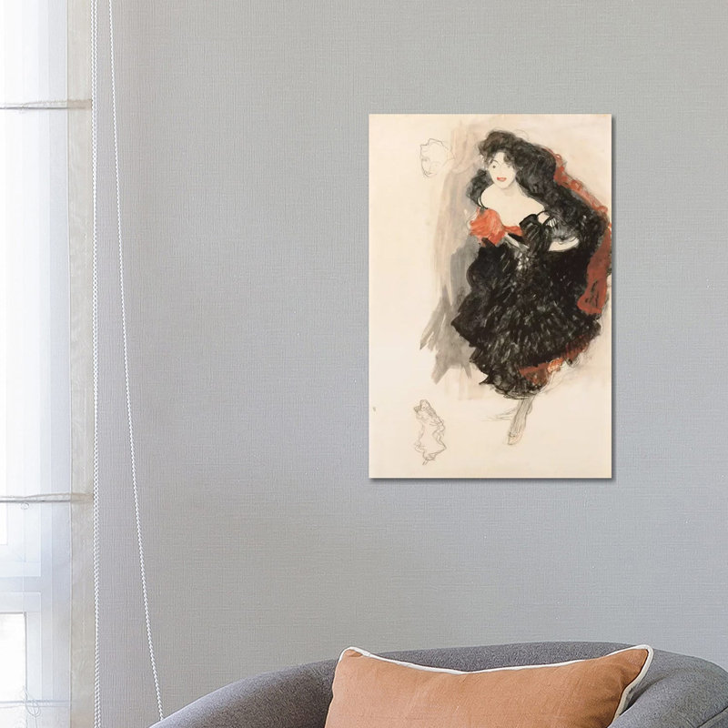 Study for Judith ll by Gustav Klimt - 1 Piece Wrapped Canvas Wall Art