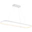 Luminaire suspendu DEL à double tension 48 po Ashleyne - blanc mat-70358363