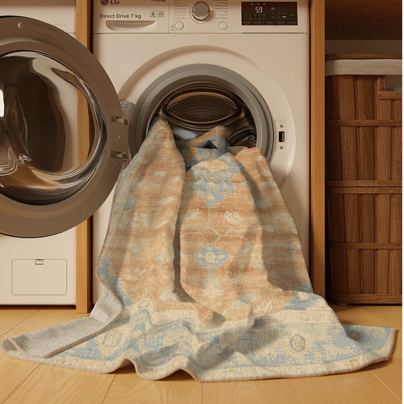 Tapis brun lavable à la machine, Tapis de couloir 2 pi x 5 pi